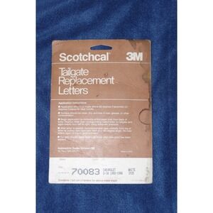 1982-86 Chevy S10 Vtg Scotch 3M Tailgate Replacement Letters NOS